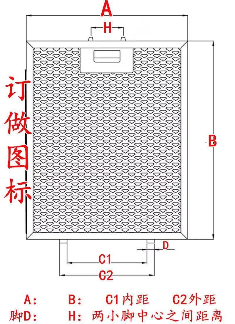 機械式油煙過濾網工作示意圖